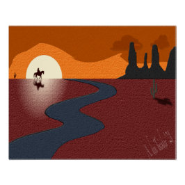 einsames Cowboyposter Poster