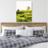 Einsames Haus und einsamer Baum Leinwanddruck (Insitu (Schlafzimmer))