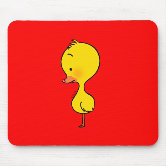 Einsames kleines Entlein Mousepad (Vorne)