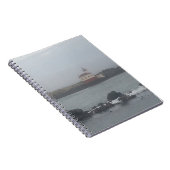 Einsames Leuchtturm-Spiralnotizbuch Notizblock (Rechte Seite)