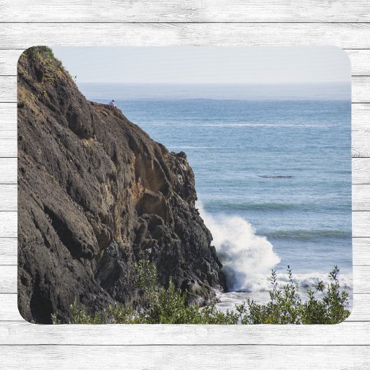 Einsamkeit an einem Seastack an der Küste von Port Mousepad