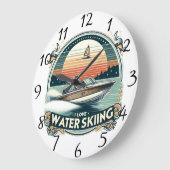 Einsamkeit auf See Große Wanduhr (Winkel)