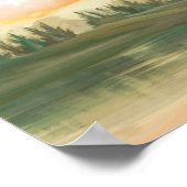 Einsamkeit des sprichlosen Geistes Poster (Ecke)