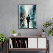 Einsamkeit in der Stadt Poster