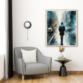 Einsamkeit in der Stadt Poster