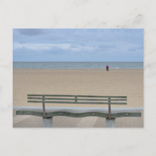Einsamkeit in Great Yarmouth Postkarte