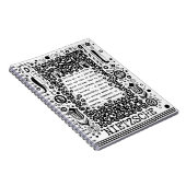 Einsamkeit ist ein Tugendspruch von Nietzsche Notizblock (Rechte Seite)