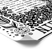 Einsamkeit ist ein Tugendspruch von Nietzsche Poster (Ecke)