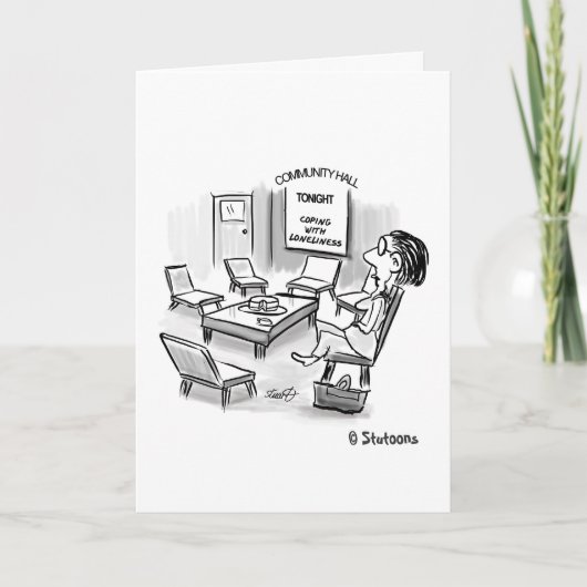 Einsamkeit Karte (Vorderseite)