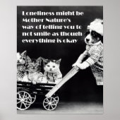 Einsamkeit könnte ein Plakat sein (Vorne)