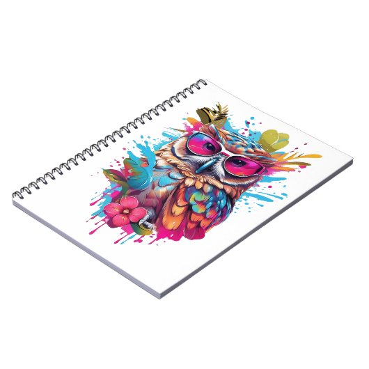 "Einsamkeit mit dem Universum"-Notebook Notizblock (Linke Seite)