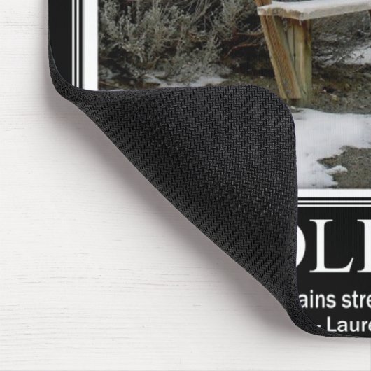 EINSAMKEIT Mousepad - motivierend (Ecke)