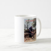 Einsamkeit ,(Notiz), /Solitude (Sketch) Kaffeetasse (VorderseiteRechts)