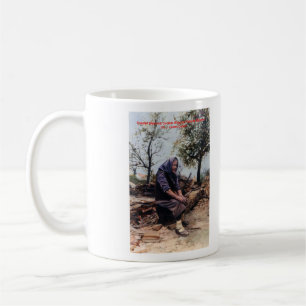 Einsamkeit ,(Notiz), /Solitude (Sketch) Kaffeetasse