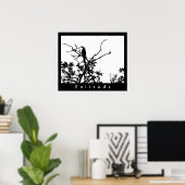 Einsamkeit Poster (Heimbüro)