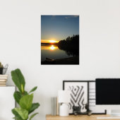 Einsamkeit Poster (Heimbüro)