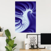 Einsamkeit Poster (Heimbüro)