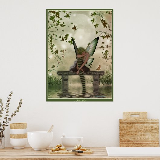 Einsamkeit Poster (Küche)