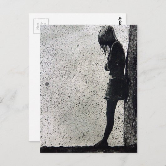 Einsamkeit Postkarte (Vorne/Hinten)