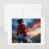 Einsamkeit, postkarte (Vorne/Hinten)