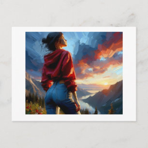 Einsamkeit, postkarte