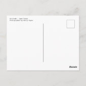 Einsamkeit Postkarte (Rückseite)