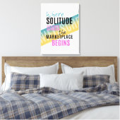 Einsamkeit und Menge Introvertieren Nietzsche Zita Leinwanddruck (Insitu (Schlafzimmer))