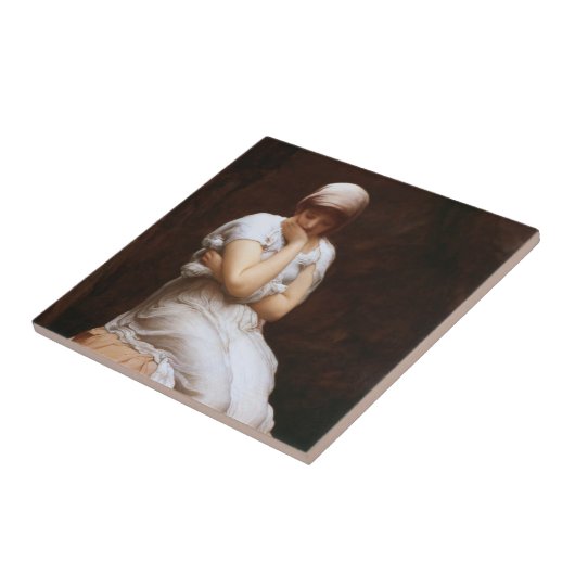 Einsamkeit (von Frederic Leighton) Fliese (Seite)