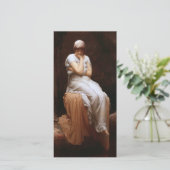 Einsamkeit (von Frederic Leighton) Karte (Stehend Vorderseite)
