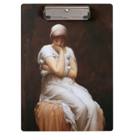 Einsamkeit (von Frederic Leighton) Klemmbrett