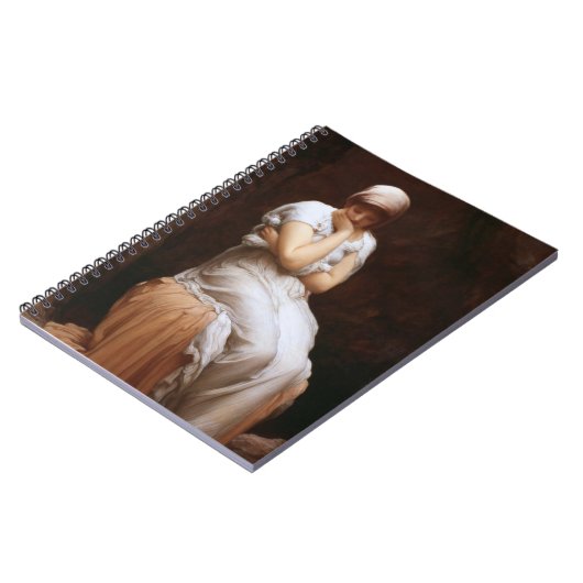 Einsamkeit (von Frederic Leighton) Notizblock (Linke Seite)