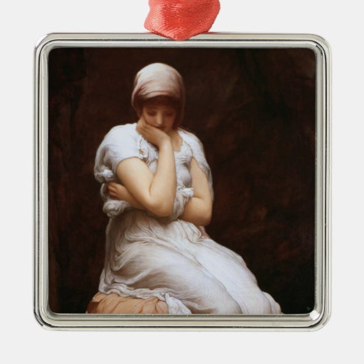 Einsamkeit (von Frederic Leighton) Ornament Aus Metall (Vorne)