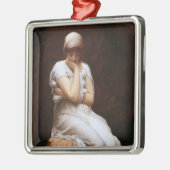 Einsamkeit (von Frederic Leighton) Ornament Aus Metall (Links)