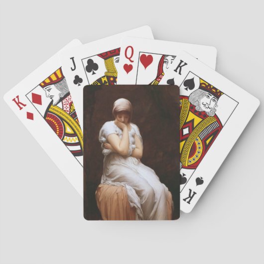 Einsamkeit (von Frederic Leighton) Spielkarten (Rückseite)