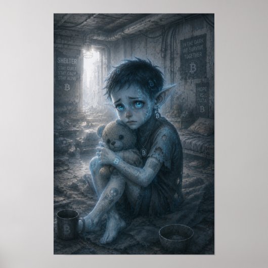 Einsamkeit / Waise / Bunkerplakat Poster (Vorne)