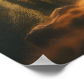 Einsamkeit zwischen den Bergen Poster (Ecke)