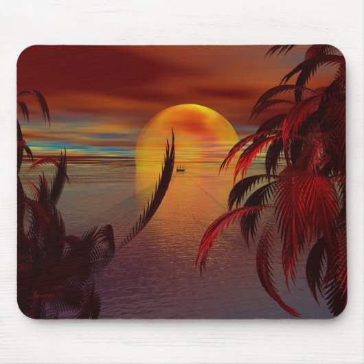Einsamkeits-Bucht Mousepad (Vorne)