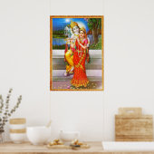 Einsatz für Radha Krishna Poster (Küche)