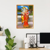 Einsatz für Radha Krishna Poster (Heimbüro)