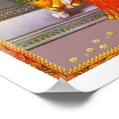 Einsatz für Radha Krishna Poster (Ecke)