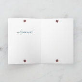 Einsatz - Karte, Gruß, Hinweis Karte (Innenseite)