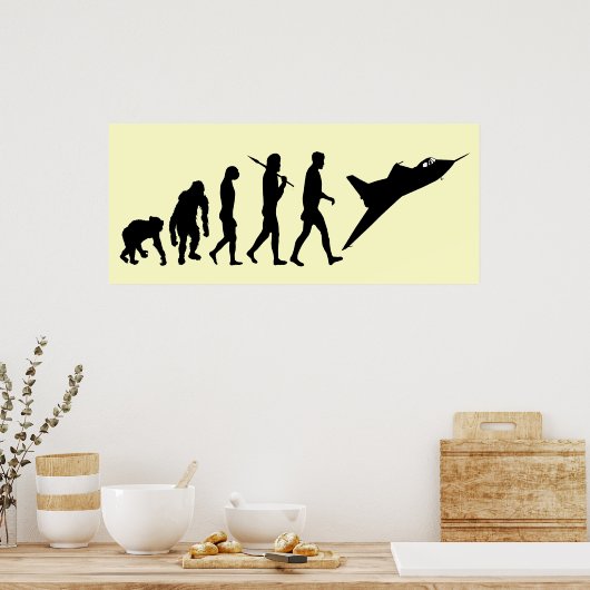 Einsatz von Kampfpiloten für Flugkräfte Poster (Küche)