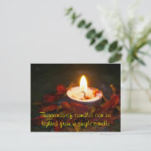 Einsatz - Zitat Postkarte (Stehend Vorderseite)