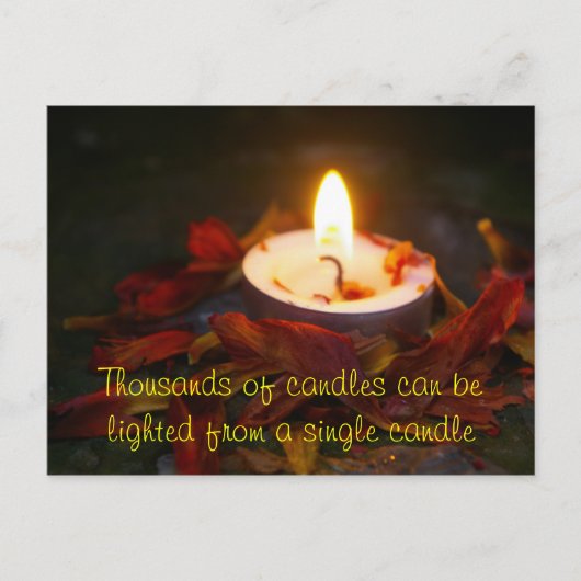 Einsatz - Zitat Postkarte (Vorderseite)