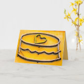 einschalten karte (Gelbe Blume)