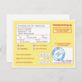 Einschein Postkarte (Vorne/Hinten)