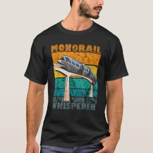 Einschienenbahn-Flüsterer Vintage Retro Einschiene T-Shirt