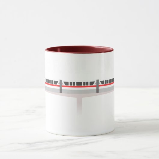 Einschienenbahn-Tasse Tasse (Zentrum)
