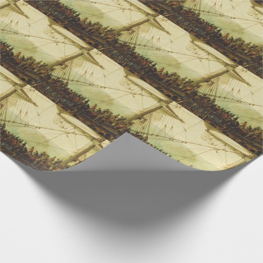 Einschiffung der Elector Palatine Geschenkpapier (Ecke)