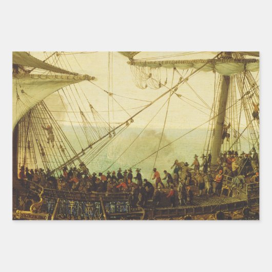 Einschiffung der Elector Palatine Geschenkpapier Set (Vorderseite 2)